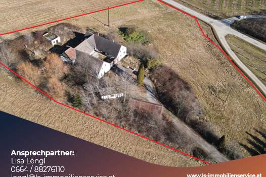 Sanierungsbedürftiger Vierkanthof mit Kellerstöckl auf 9073m² Grundstück, Haus-kauf, 110.000,€, 8224 Hartberg-Fürstenfeld