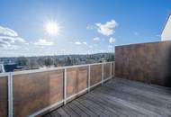 Dachterrassentraum im Grünen mit Blick über Wien| 4 Zimmer mit großzügigen Außenflächen