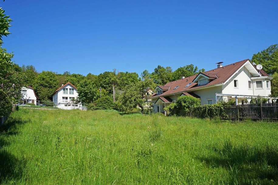 Idyllisches Baugrundstück mit Ganztagssonne am Waldrand – Ruhelage nur 5 km von Wien!, Grund und Boden-kauf, 650.000,€, 2384 Mödling