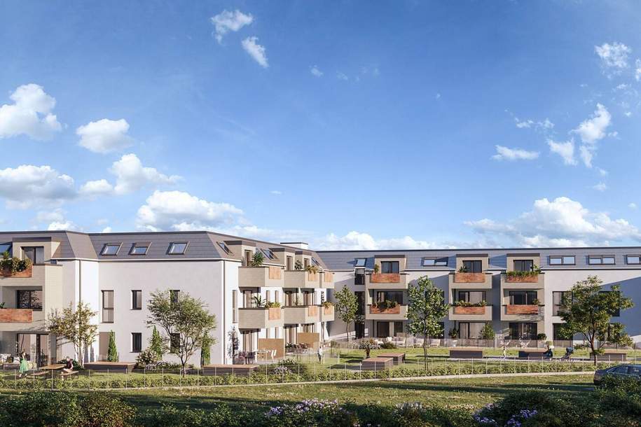 Helle 2-Zimmer-Wohnung mit großzügigem Wohnbereich, Wohnung-kauf, 299.422,€, 2000 Korneuburg