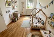 Moderner Rückzugsort für Familien &amp; Naturfans: helle Raumaufteilung, drei Schlaf- und Kinderzimmer und ein gemütliches Bad vereinen Komfort, Stil und urbanes Lebensgefühl auf kompaktem Raum!