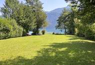 Ferienhaus mit Panoramablick und privatem Seezugang am Attersee