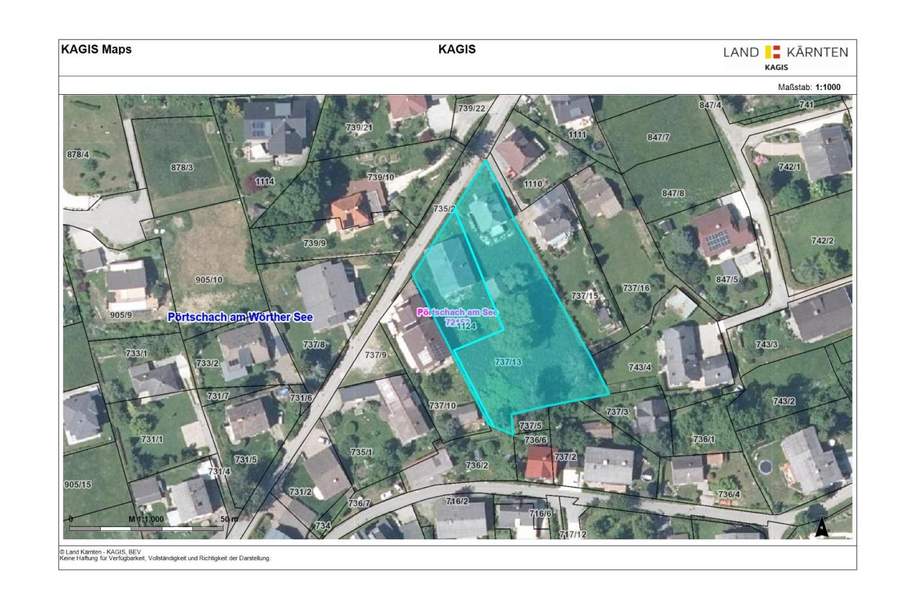 Bauträger und Privatkäufer aufgepasst: Einzigartiges Baugrundstück in Pörtschach am Wörthersee, Grund und Boden-kauf, 1.100.000,€, 9210 Klagenfurt Land