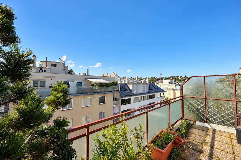 Wohnen mit ZWEI TERRASSEN - Morgen- und Abendsonne - WEITBLICK - Miete inkl. Heizung &amp; Warmwasser, Wohnung-miete, 1.156,15,€, 1170 Wien 17., Hernals