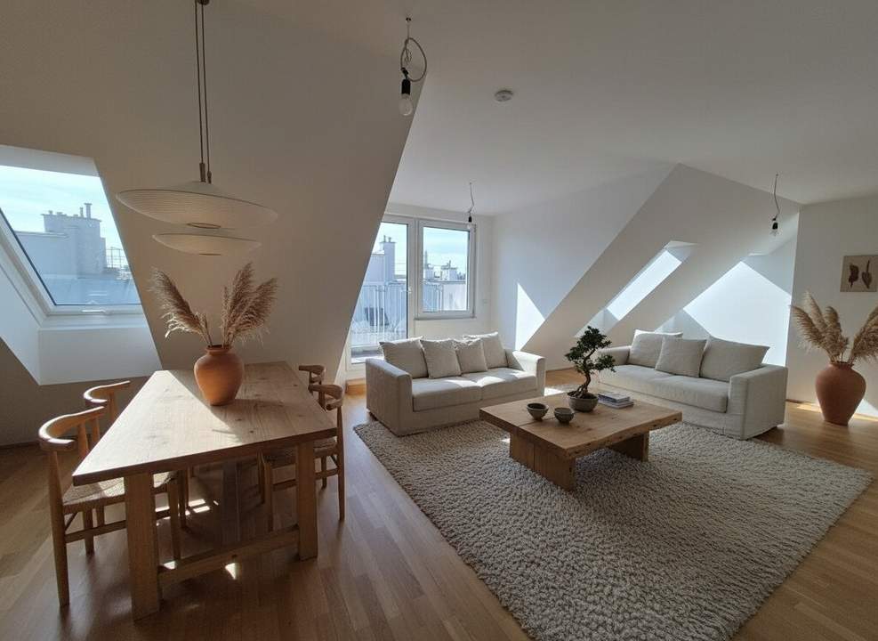 Moderne 2 Zimmer DG-Wohnung mit Klimaanlage, Terrasse und hochwertiger moderner Ausstattung - Siegfriedgasse