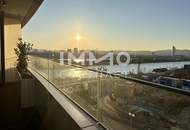 Neubau-Erstbezug DANUBEFLATS: Pool, Gym, Bar, Lounges, Supermarkt uvm. im Gebäude, Top Infrastruktur
