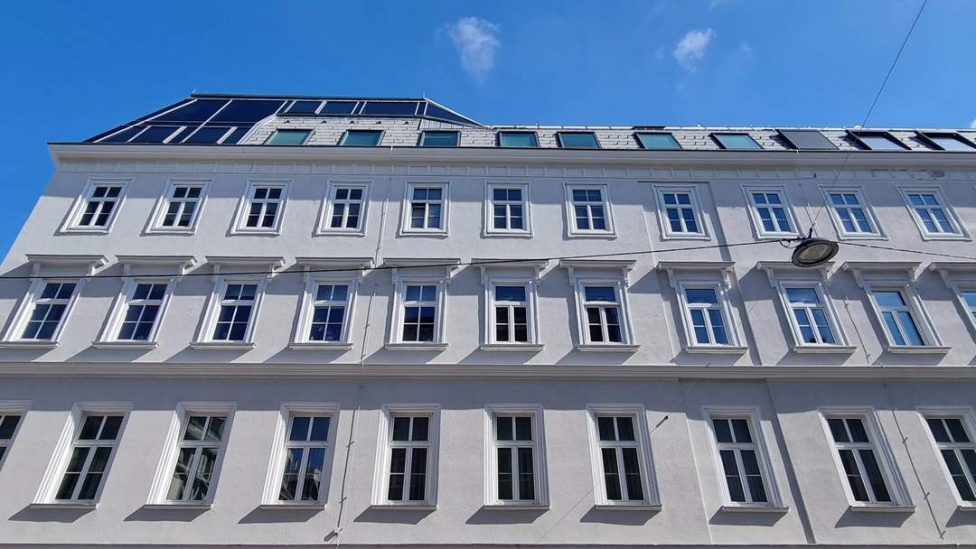 Altbauflair in Neubau! Großzügige Wohnung intern aufgeteilt auf zwei 3 Zimmer-Apartments! Mariahilferstraße Fußgängerzone (U3 Zieglergasse) in nur 2 Gehminuten Entfernung! Befristet vermietet!