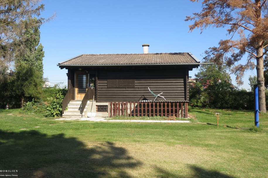 Urbanes Wohnen mit großem Garten mit kleinem Einfamilienhaus in Essling, Haus-miete, 1.295,00,€, 1220 Wien 22., Donaustadt
