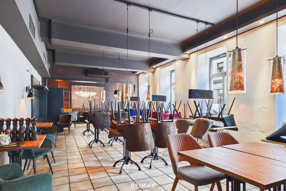 Großzügiges Gastgewerbe in zentraler Lage im 20. Bezirk!, Gewerbeobjekt-miete, 4.500,00,€, 1200 Wien 22., Donaustadt