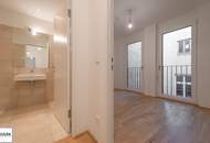 Neubau: 4 Zimmer Wohnung mit großer Terrasse in ruhiger Innenhoflage - zentrumsnah!