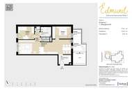 EDMUND BAUBEGINN! optimal aufgeteilte 3 Zi Wohnung mit Balkon_Top 3