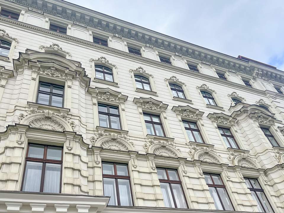 Elegantes Altbau-Ambiente – 4-Zimmer-Wohnung beim Naschmarkt