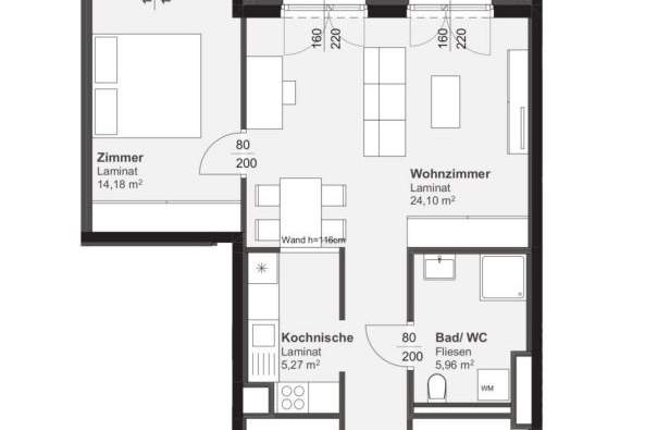 Mit WESTBALKON | 2-Zimmerwohnung nahe CITYPARK, Wohnung-miete, 726,85,€, 8020 Graz(Stadt)