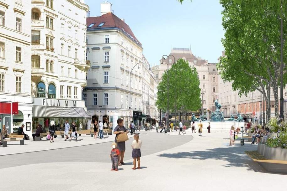 Geschäft Nähe Kärntnerstraße, Gewerbeobjekt-miete, 12.616,68,€, 1010 Wien 1., Innere Stadt