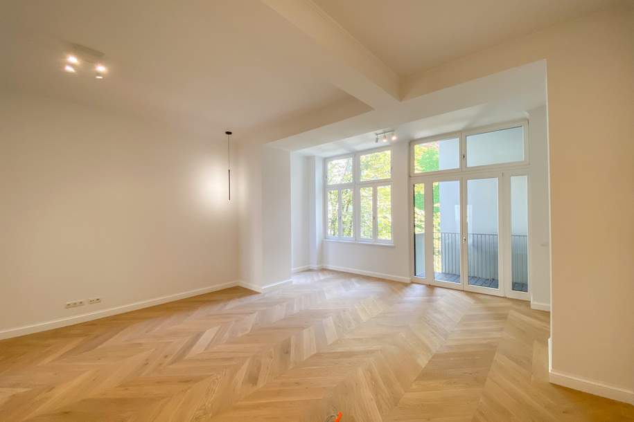 Karmelitermarkt: Neu sanierte Altbauwohnung mit Balkon, Wohnung-kauf, 960.000,€, 1020 Wien 2., Leopoldstadt