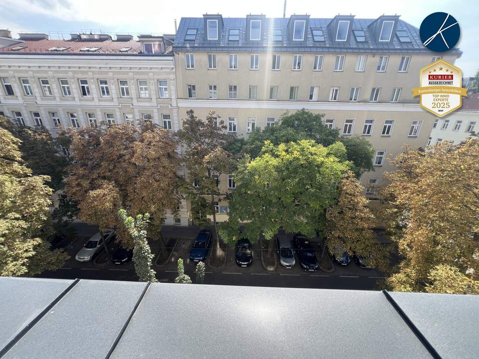 *Superprojekt: "Über den Baumwipfeln" Top 43 Erstklassige 3-Zimmer Wohnung mit Blick auf die Kastanienbäume + Innenhof-Balkon