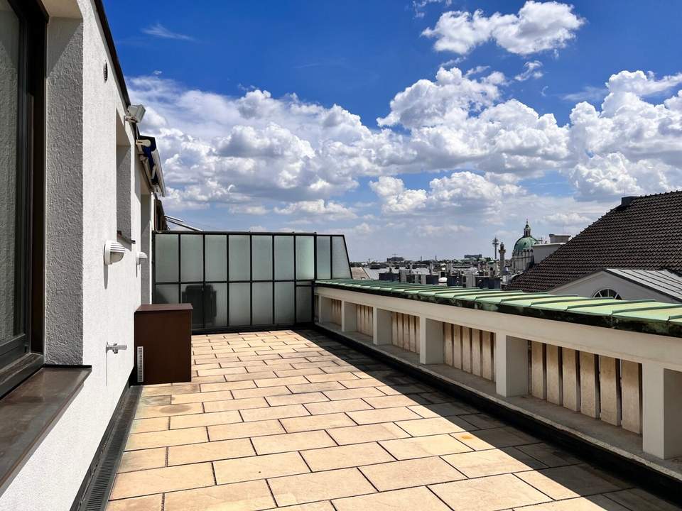 NÄHE STAATSOPER- ruhig gelegene 3 Zimmer Wohnung mit 40m² Terrasse!