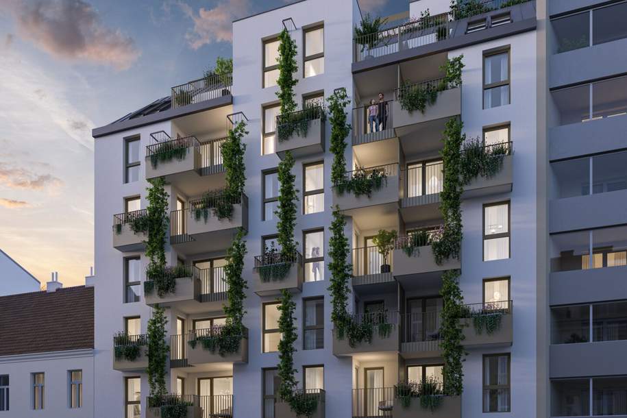 Grüne Kapitalanlage – Nachhaltige Eigentumswohnungen beim Yppenplatz!, Wohnung-kauf, 247.900,€, 1170 Wien 17., Hernals