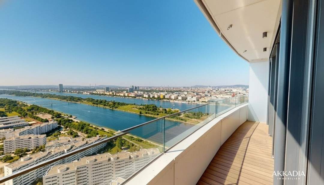 DANUBEFLATS | Panoramawohnen im 31. Stock über den Dächern Wiens