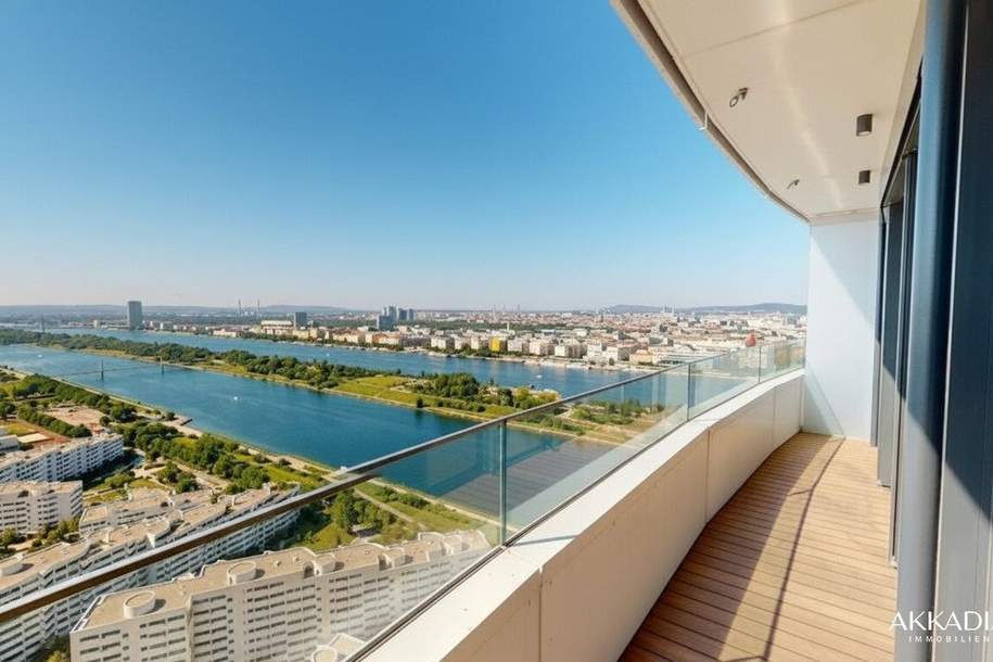 DANUBEFLATS mit Stellplatzoption | Exklusives Wohnen über den Dächern Wiens, Wohnung-kauf, 1.099.900,€, 1220 Wien 22., Donaustadt