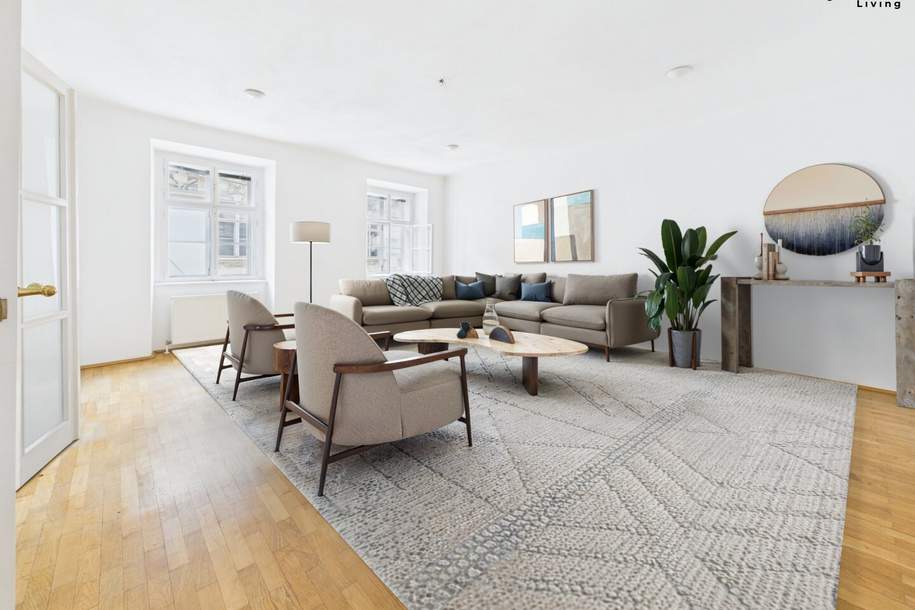 Elegantes City-Apartment mit Potenzial in der Singerstraße – Wohnen im Herzen Wiens!, Wohnung-miete, 2.470,00,€, 1010 Wien 1., Innere Stadt