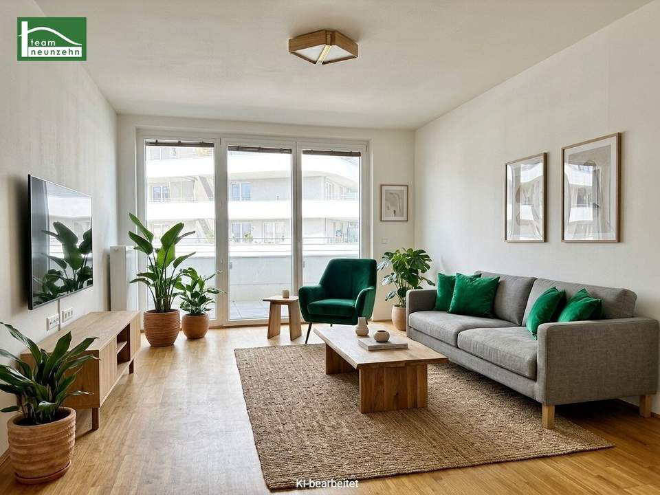 Ihr neues Zuhause in grüner Idylle - Geräumige 2-Zimmer-Wohnung mit Balkon in der Green City!