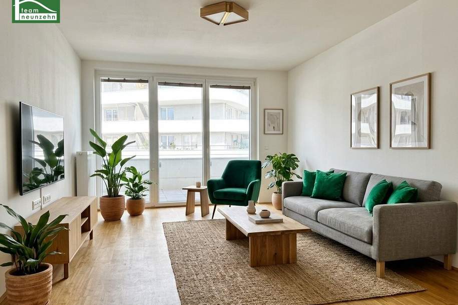 Ihr neues Zuhause in grüner Idylle - Geräumige 2-Zimmer-Wohnung mit Balkon in der Green City!, Wohnung-miete, 760,65,€, 8054 Graz(Stadt)