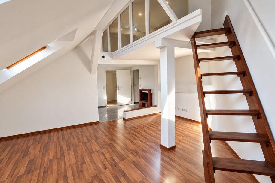 AB SOFORT ++ Großzügige 2- Zimmerwohnung mit extra Küche und Galerie + U3 Schlachthausgasse +, Wohnung-miete, 1.250,00,€, 1030 Wien 3., Landstraße