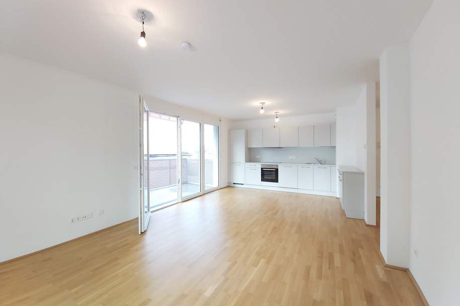 Q11 Leben in Simmering - Schöne Neubauwohnung mit 2 Zimmern, Balkon und Deckenkühlung!, Wohnung-miete, 1.149,70,€, 1110 Wien 22., Donaustadt