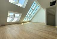 Wohntraum im Dach I perfekt aufgeteilte 3-4 Zimmer I atemberaubendes Wohnzimmer mit Glas-Himmel revitalisierter Stilaltbau I urbane Lage mit bester Infrastruktur!