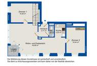 Lichtdurchflutete Dachgeschosswohnung mit traumhaftem Weitblick