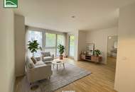 Neuwertige 2-Zimmer-Wohnung mit großer Innenhof-Fensterfront, Balkon und moderner Komplettküche! Nähe Millennium City, Handelskai und Donau. - WOHNTRAUM