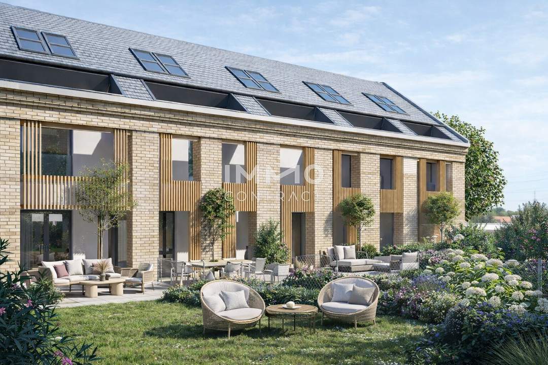 Sonniges Eck-Reihenhaus mit großzügigem Garten – provisionsfreier Erstbezug AM LIESINGBACH