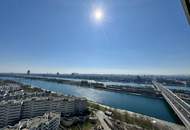 DANUBE FLATS | Vollmöblierte 1,5-Zimmer-Wohnung im 18. Stock mit Wienblick | Pool | Fitness