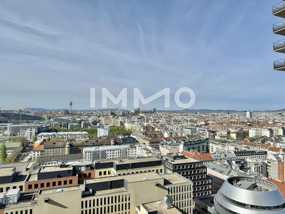 ERSTBEZUG: Fantastische Dreizimmer-Wohnung mit Ausblick & Annehmlichkeiten