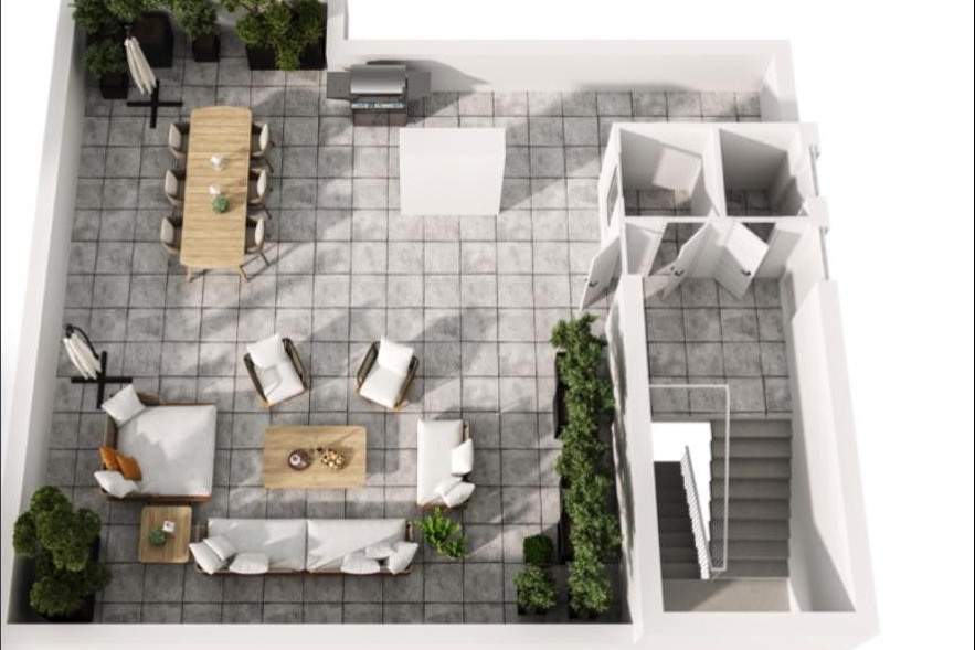 Rooftopterrasse von 73m2 mit top renovierter Wohnung, nahe Maurer Hauptplatz (mit Garage), Wohnung-kauf, 640.000,€, 1230 Wien 23., Liesing