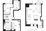 Muhr 58 | Dachgeschoss-Maisonette mit 3 Terrassen | Erstbezug