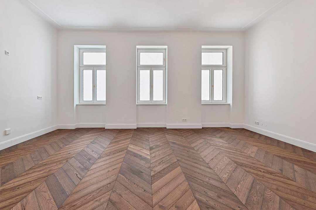 Exklusives Wohnen zwischen Donaukanal und Liechtensteinpark! Generalsanierter, südwestseitiger Drei-Zimmer-Erstbezug!