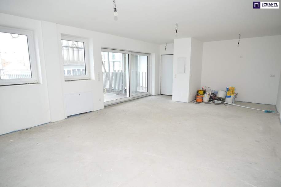Stilvoll wohnen über den Dächern Wiens – ein 3-Zimmer-Dachgeschoßtraum mit 34 m² großer Sonnenterrasse, Wohnung-kauf, 499.000,€, 1100 Wien 10., Favoriten
