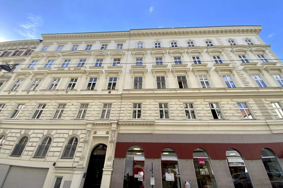 U1 vor der Tür - Sanierungsobjekt - Hofruhelage - Südlage - Top-Infrastruktur - Hauptbahnhof ums Eck, Wohnung-kauf, 225.000,€, 1040 Wien 4., Wieden