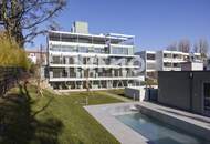 Luxus in den Weinbergen! Exklusive Erstbezug Gartenwohnung mit privatem Pool und Poolhaus!