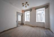 ++NEU++ 2-Zimmer Altbau-Wohnung (sanierungsbedürftig) - gut adaptierbarer Grundriss
