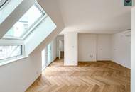 Elevate 1090 – Erstbezug: Luxus Dachgeschoss - Maisonette Wohnung (klimatisiert) mit Balkon und Terrasse nahe U6 Alser Straße, AKH!