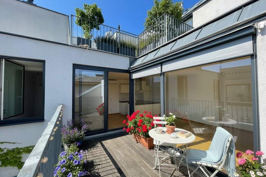 1030! Tolle Terrassenwohung nahe Wien Mitte! Klimatisiert!, Wohnung-miete, 2.177,36,€, 1030 Wien 3., Landstraße