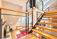 Über den Dächern der Josefstadt – exklusive Dachgeschossresidenz mit Galerie, Dachterrasse & 2 Garagen!