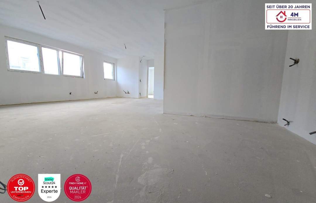 Attraktive, helle 2-Zimmer-Wohnung im Erstbezug – Ideal für Investoren oder Selbstnutzer !