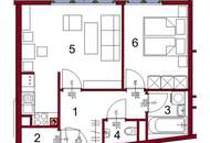 FAVORITENSTRASSE, U1-Nähe, 46 m2 Neubau, 1 Zimmer, Wohnküche, Wannenbad, Parketten, 4. Liftstock, Belvedere-Nähe