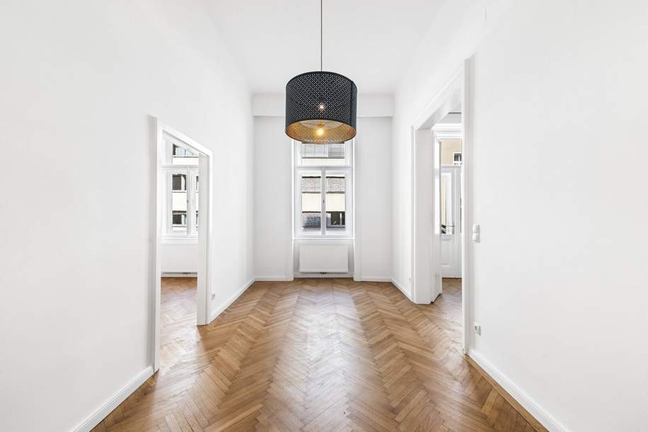 Stilvoller Altbau-Traum mit Loggia &amp; Balkon in Bestlage – Belvedere Viertel, Wohnung-kauf, 1.175.000,€, 1040 Wien 4., Wieden