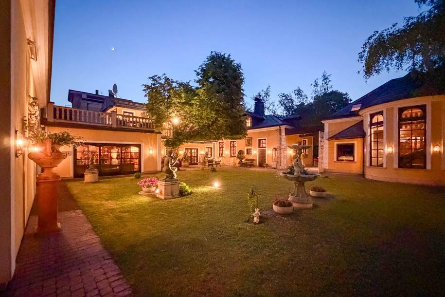 Außergewöhnliches Villen-Anwesen mit parkähnlichem Garten und separatem Gästehaus, Haus-kauf, 3.500.000,€, 3002 Sankt Pölten(Land)