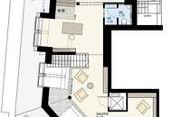 LUXUS PENTHOUSE MIT DACHTERRASSE UND POOL - BLICK AUF DONAUKANAL